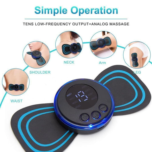 Rechargeable Mini Electric Massager with Multiple Modes for Daily Relaxation