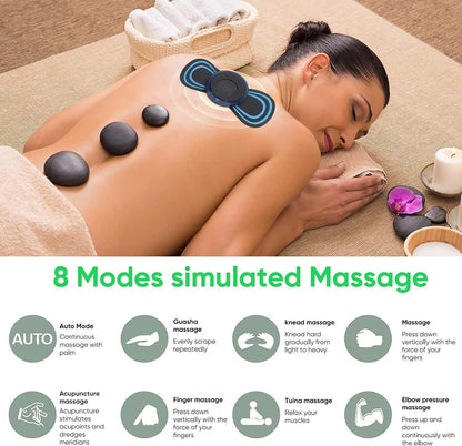 Rechargeable Mini Electric Massager with Multiple Modes for Daily Relaxation